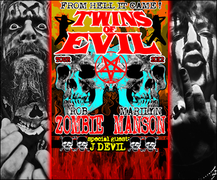 Twins of Evil Tour Rob Zombie and Marilyn Manson